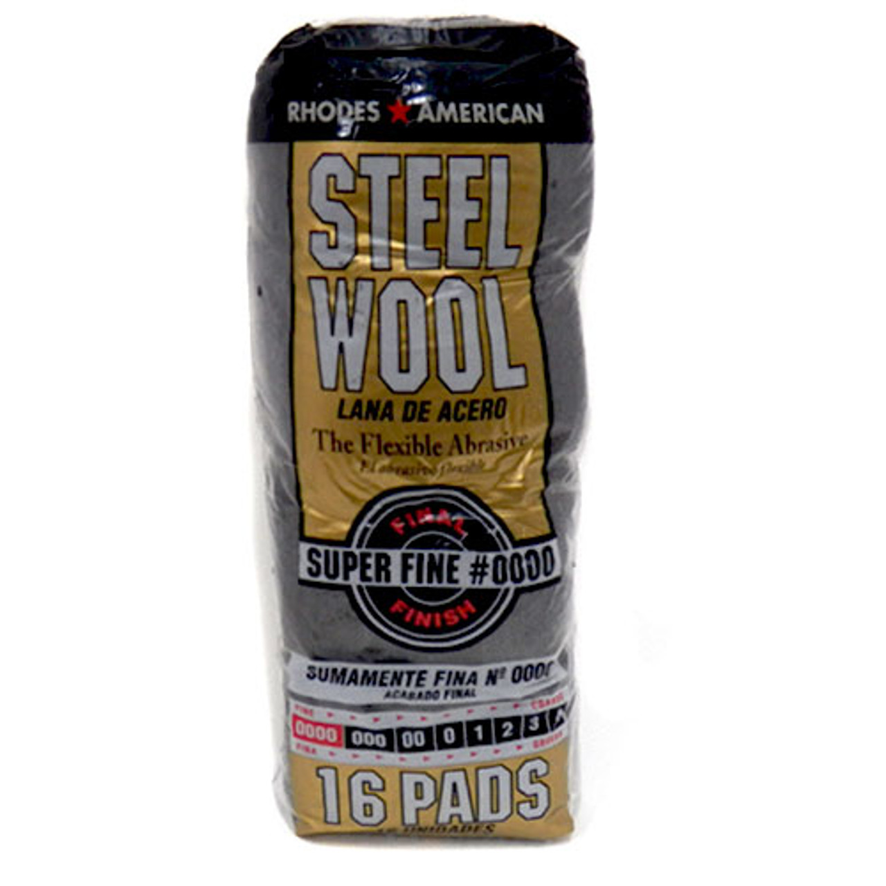 Steel Wool, 0000 Super Fine, One Pad