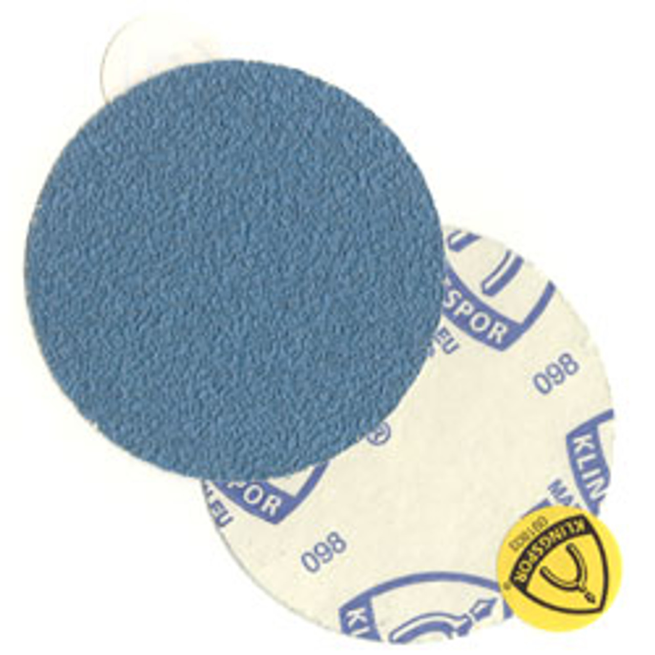 Klingspor Abrasives AZ-Plus Alumina Zirconia, 6" No Hole, Pressure Sensitive Adhesive (Sticky) Discs, 36 Grit, 50pk