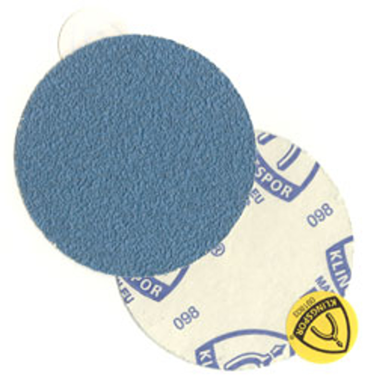 Klingspor Abrasives AZ-Plus Alumina Zirconia, 6" No Hole, Pressure Sensitive Adhesive (Sticky) Discs, 40 Grit, 50pk