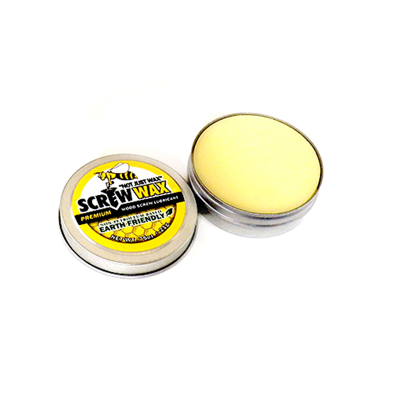 Screw Wax Metal Tin .85oz