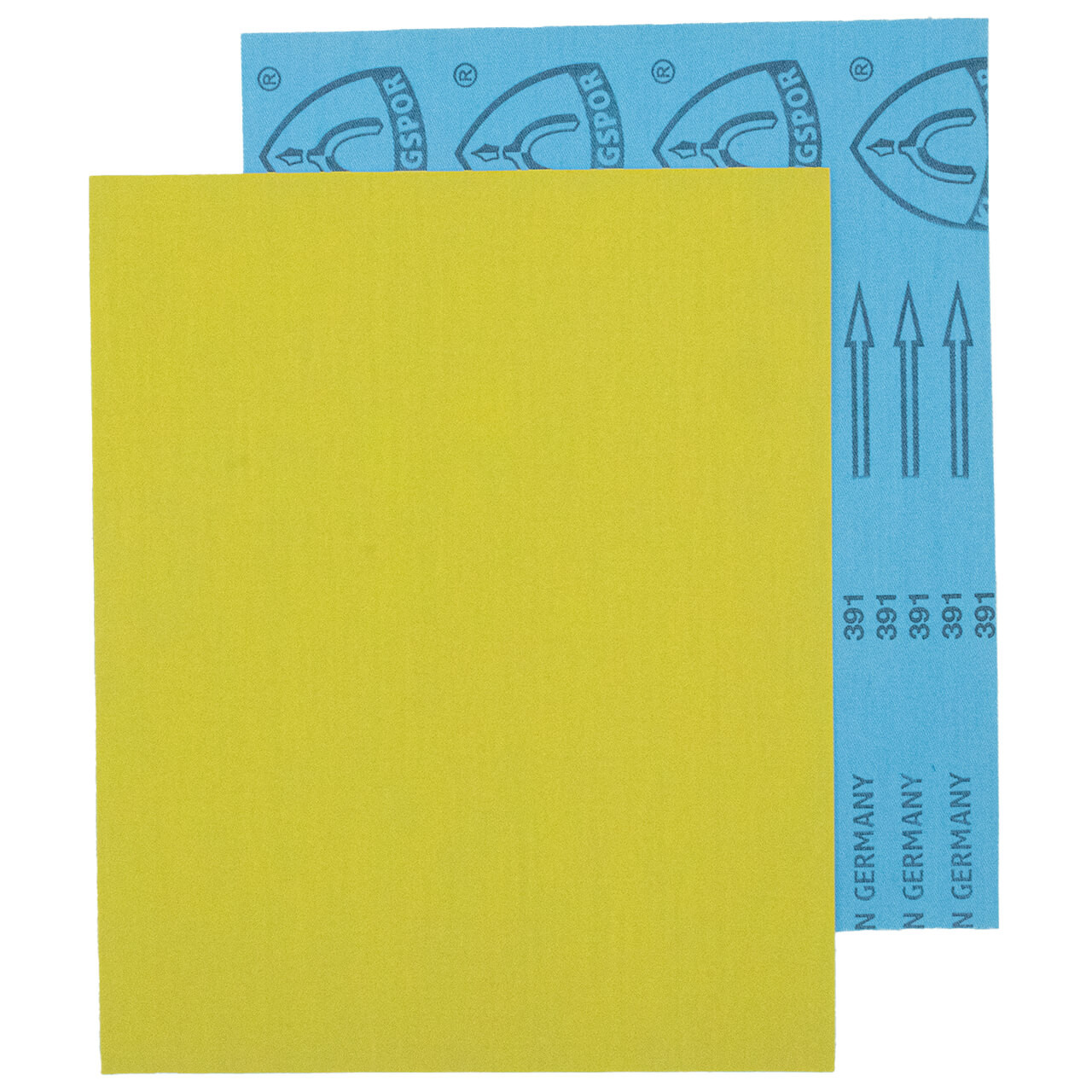 9" X 11" Gold Cloth 400 Grit Sheets 5pk