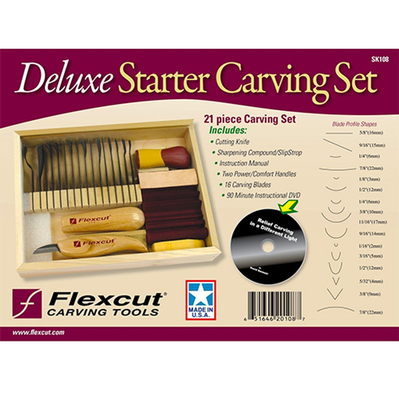 Flexcut 21 Piece Starter Carving Set