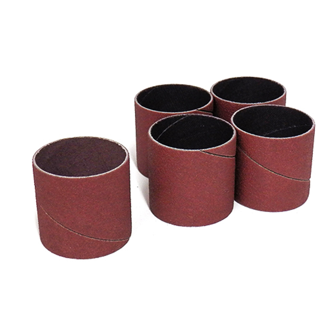 Klingspor Abrasives Aluminum Oxide Sanding Sleeves, 1-1/2"X 1-1/2" 100 Grit, 5pk