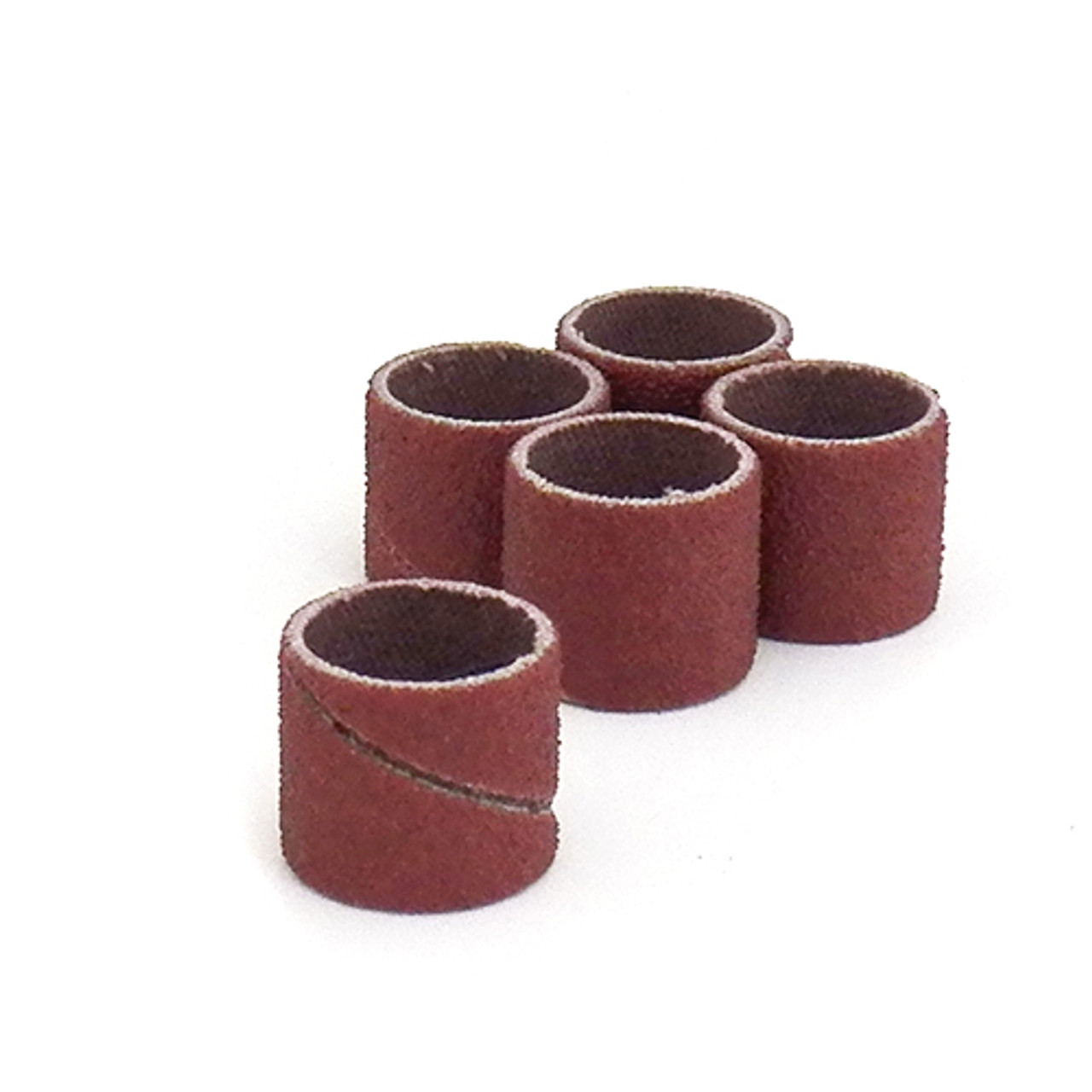 Klingspor Abrasives Aluminum Oxide Sanding Sleeves, 1/2"x 1/2" 60 Grit, 5pk