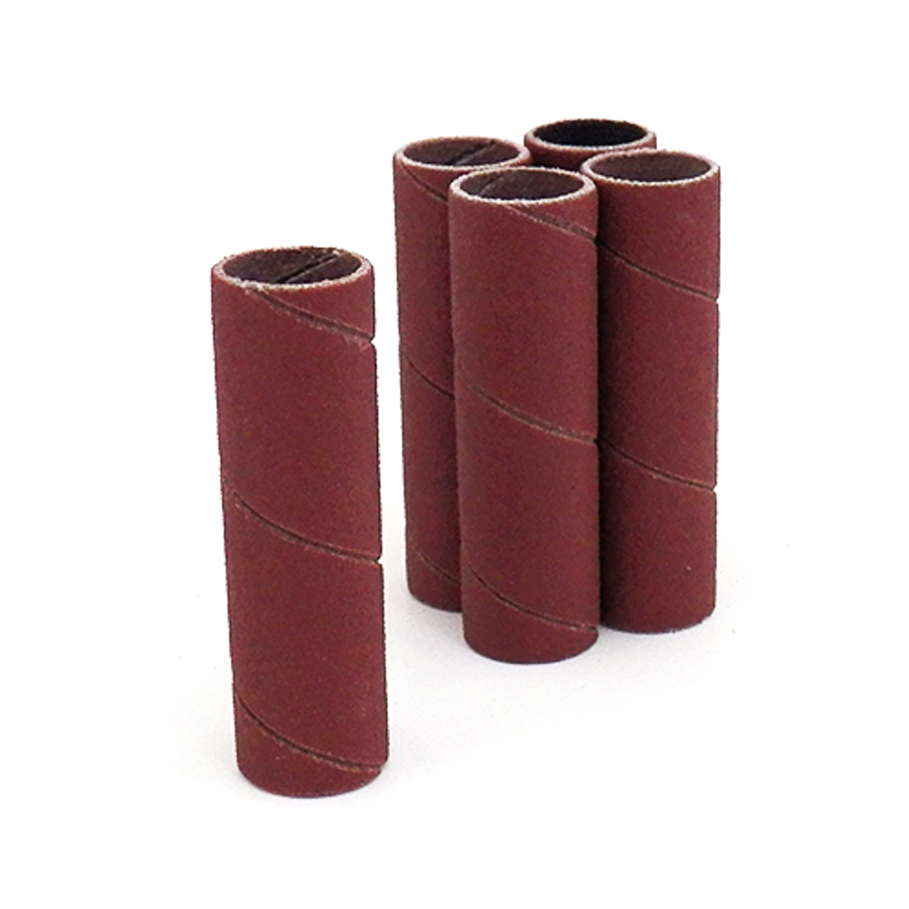 Klingspor Abrasives Aluminum Oxide Sanding Sleeves, 1/2"x 2" 60 Grit, 5pk
