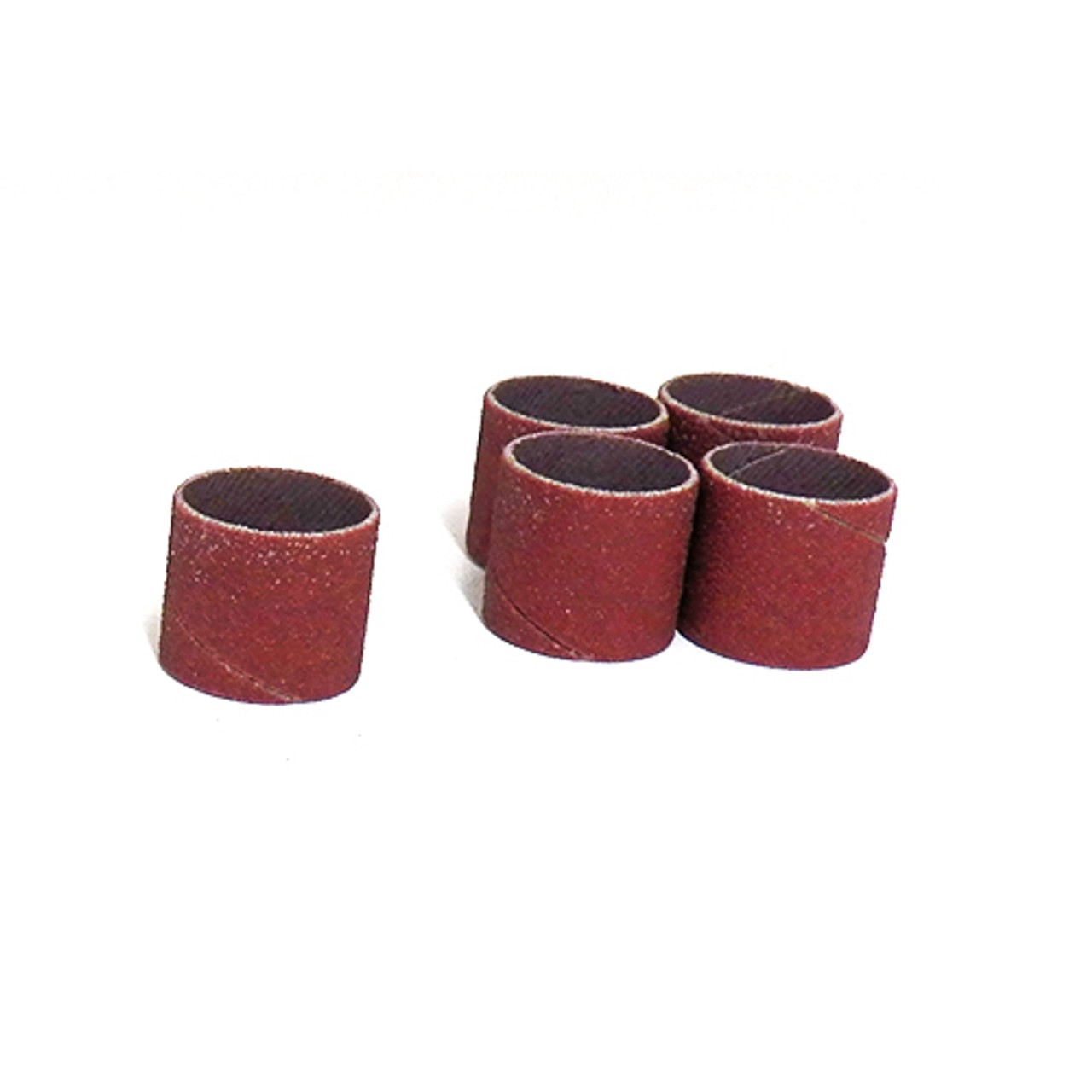 Klingspor Abrasives Aluminum Oxide Sanding Sleeves, 3/4"x 3/4" 60 Grit, 5pk