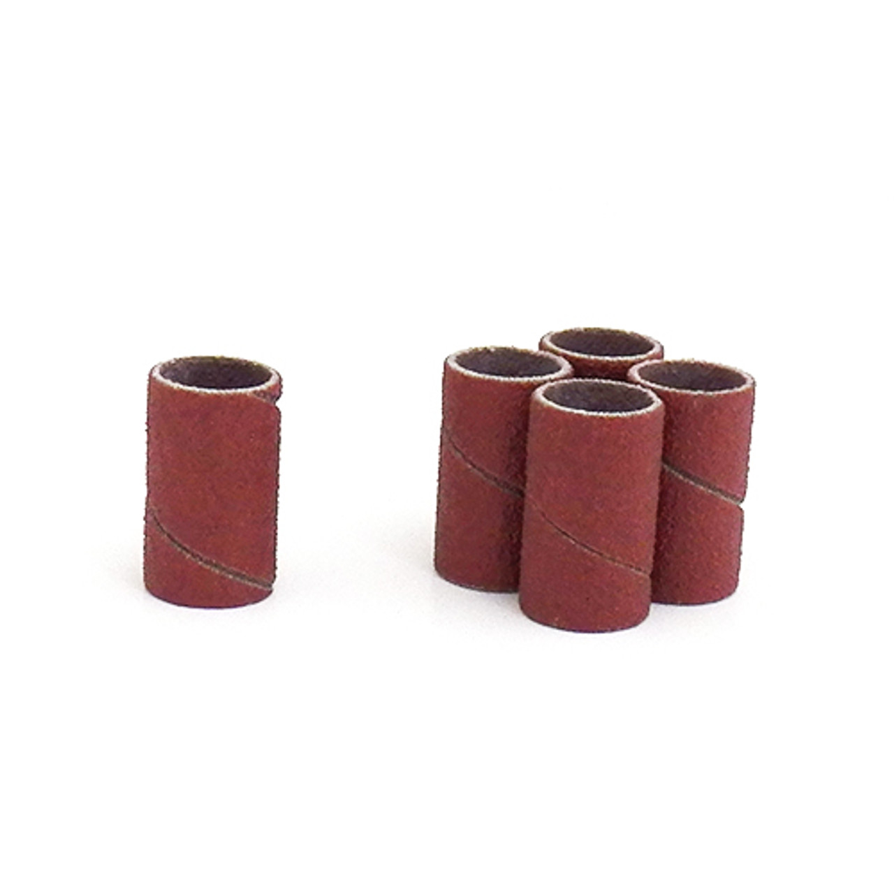 Klingspor Abrasives Aluminum Oxide Sanding Sleeves, 1/2"X 1" 150 Grit, 5pk