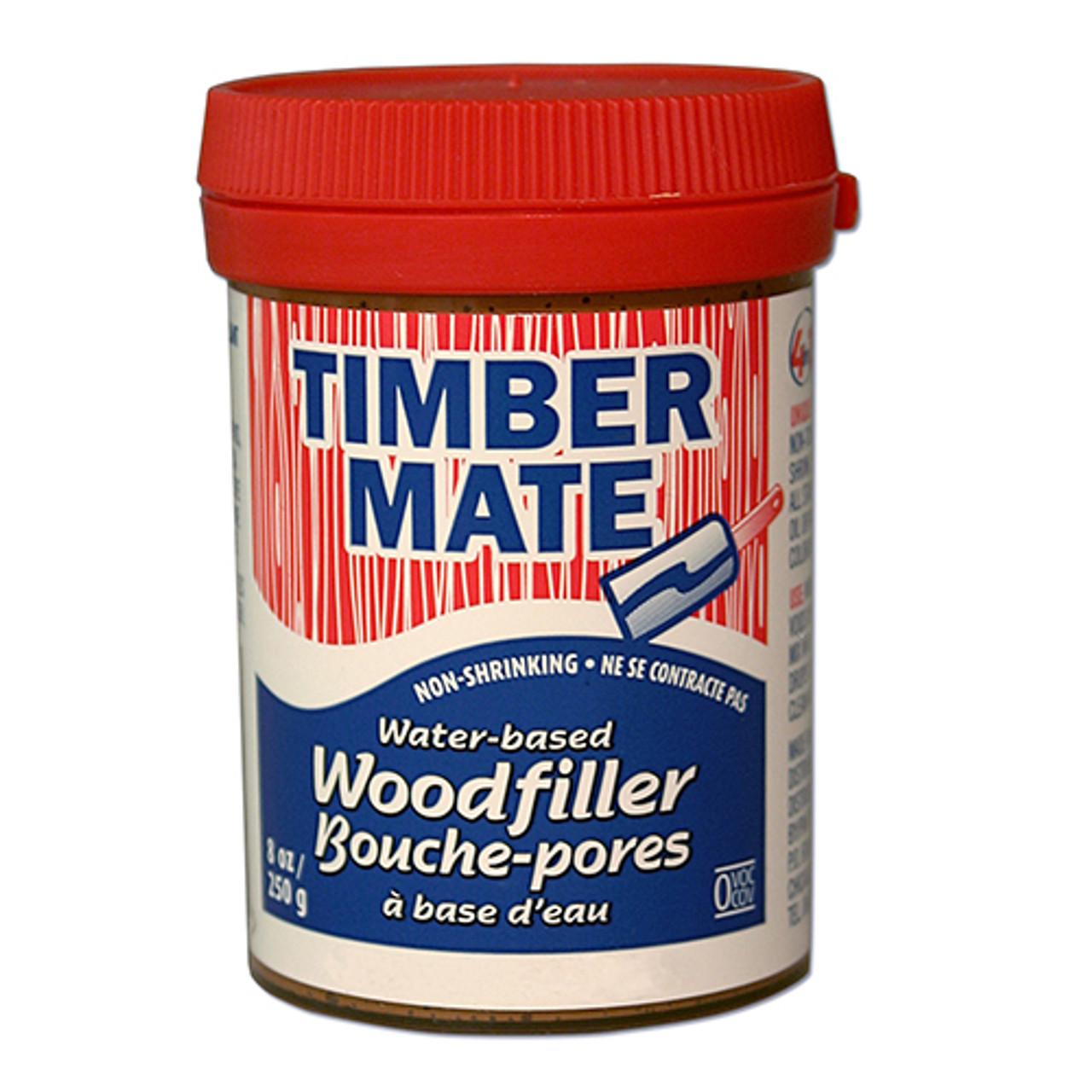 Timbermate Waterbased Wood Filler, Ebony, 8oz