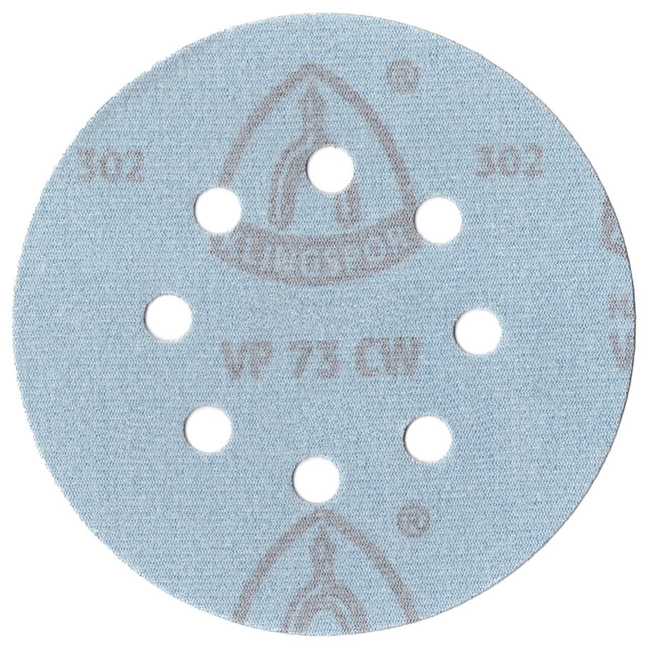 5in X 8H Stearate Latex 120 Grit H&L 50pk back of Disc