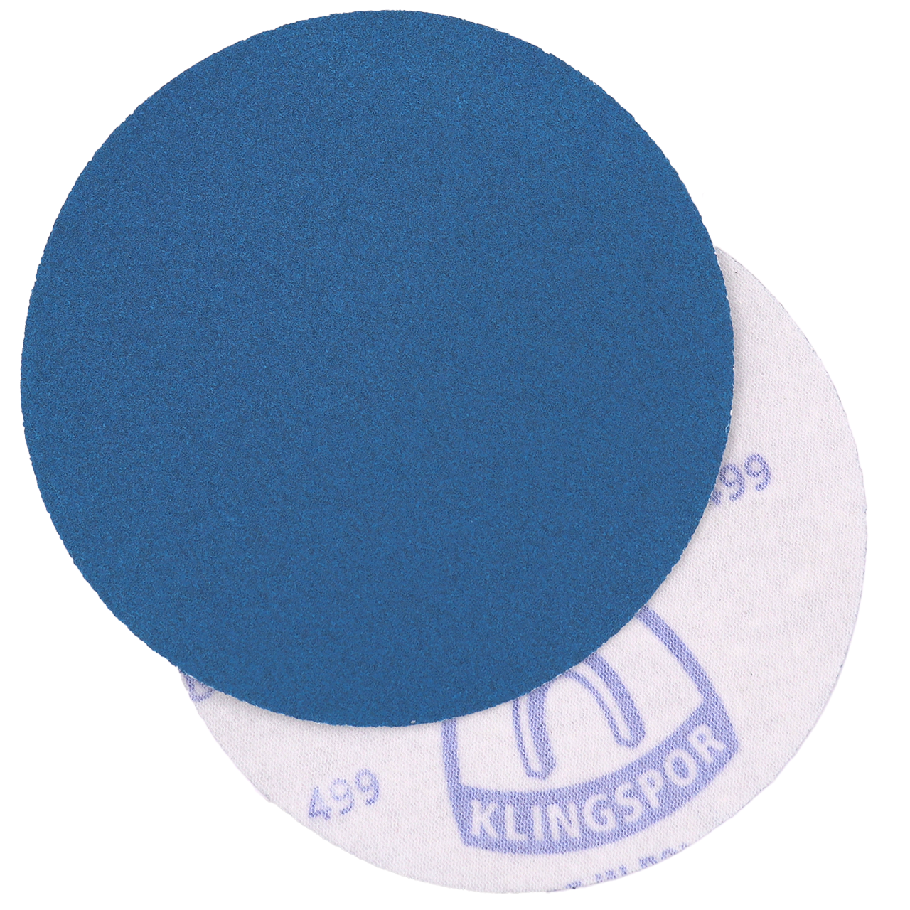 Klingspor Abrasives AZ-Plus Alumina Zirconia, 6 Inch No Hole, Hook & Loop, 120 Grit Discs, 50pk