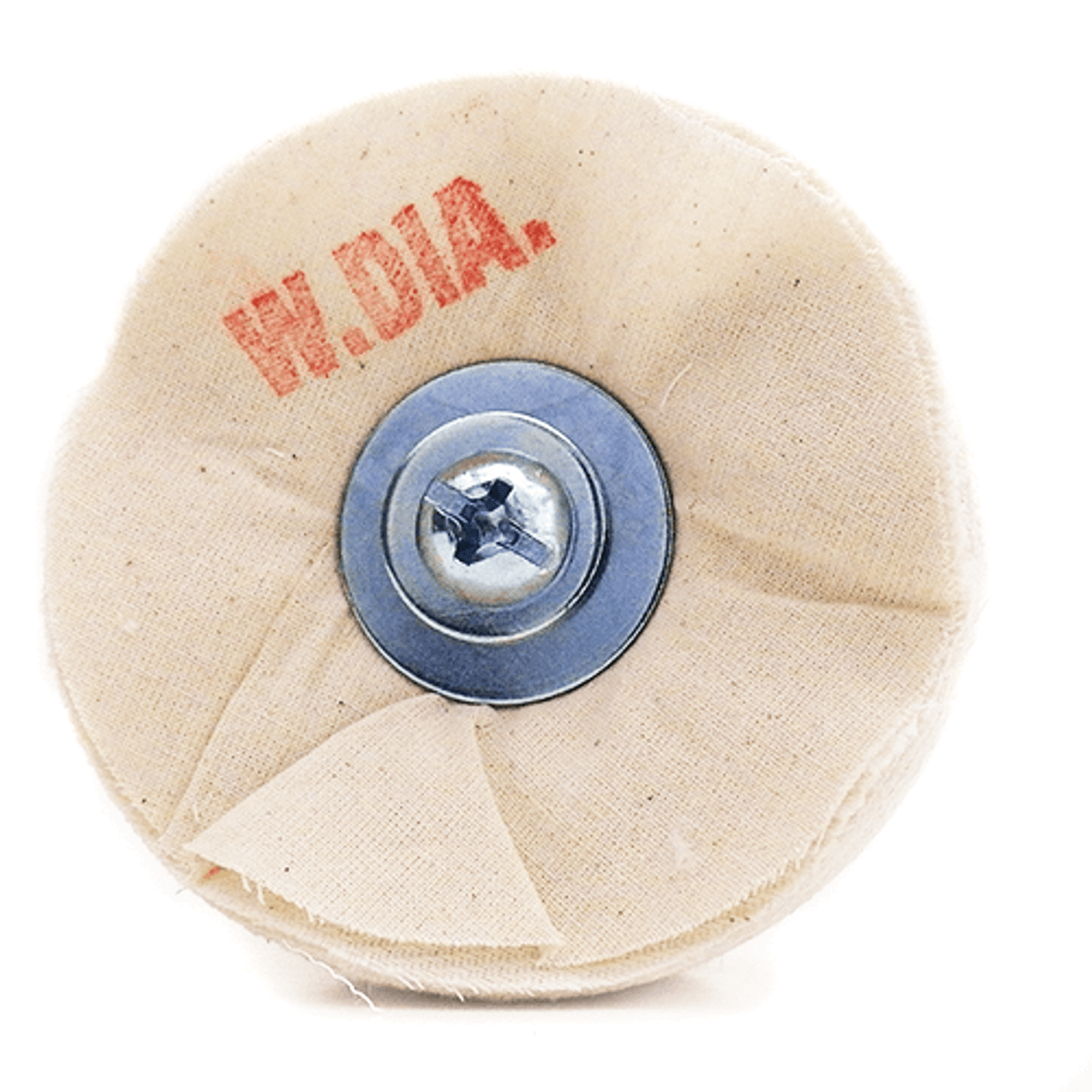 Beall 4" White Diamond Wood Buffing Wheel