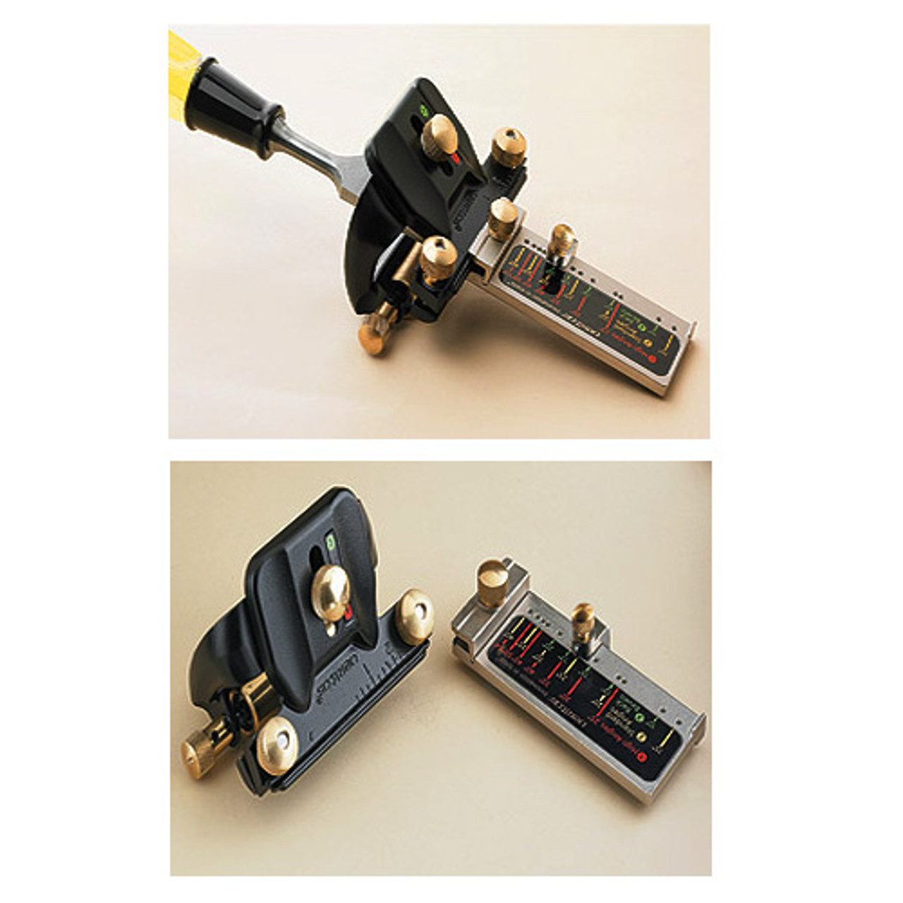 2-in-1 Honing Guide with Brass Roller