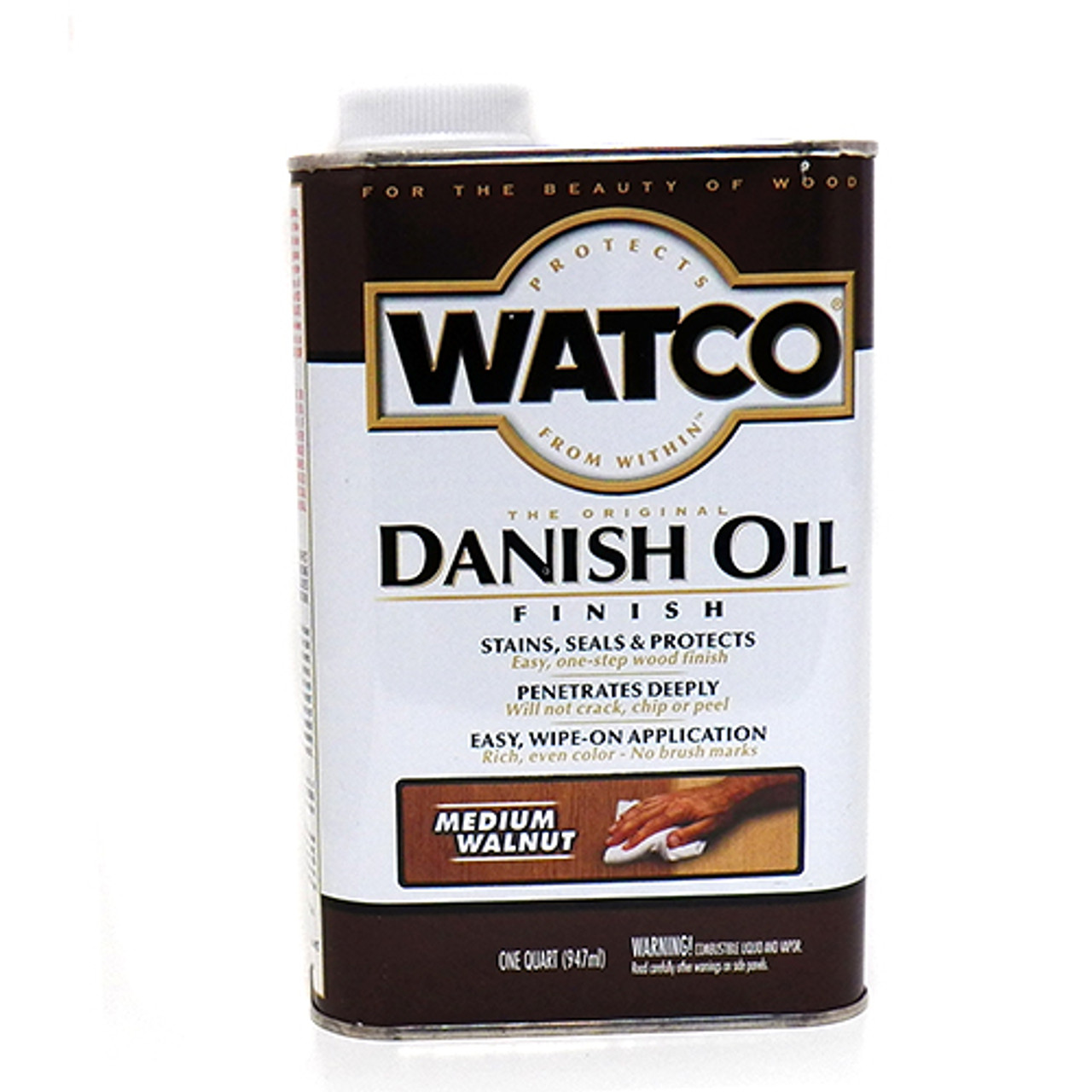 WATCO Medium Walnut Brown Danish Oil (1-pint) in the Wood Oils department  at