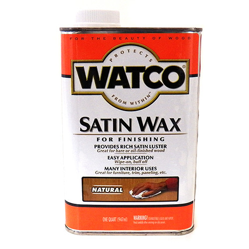 Watco® Satin Wax Natural, Quart