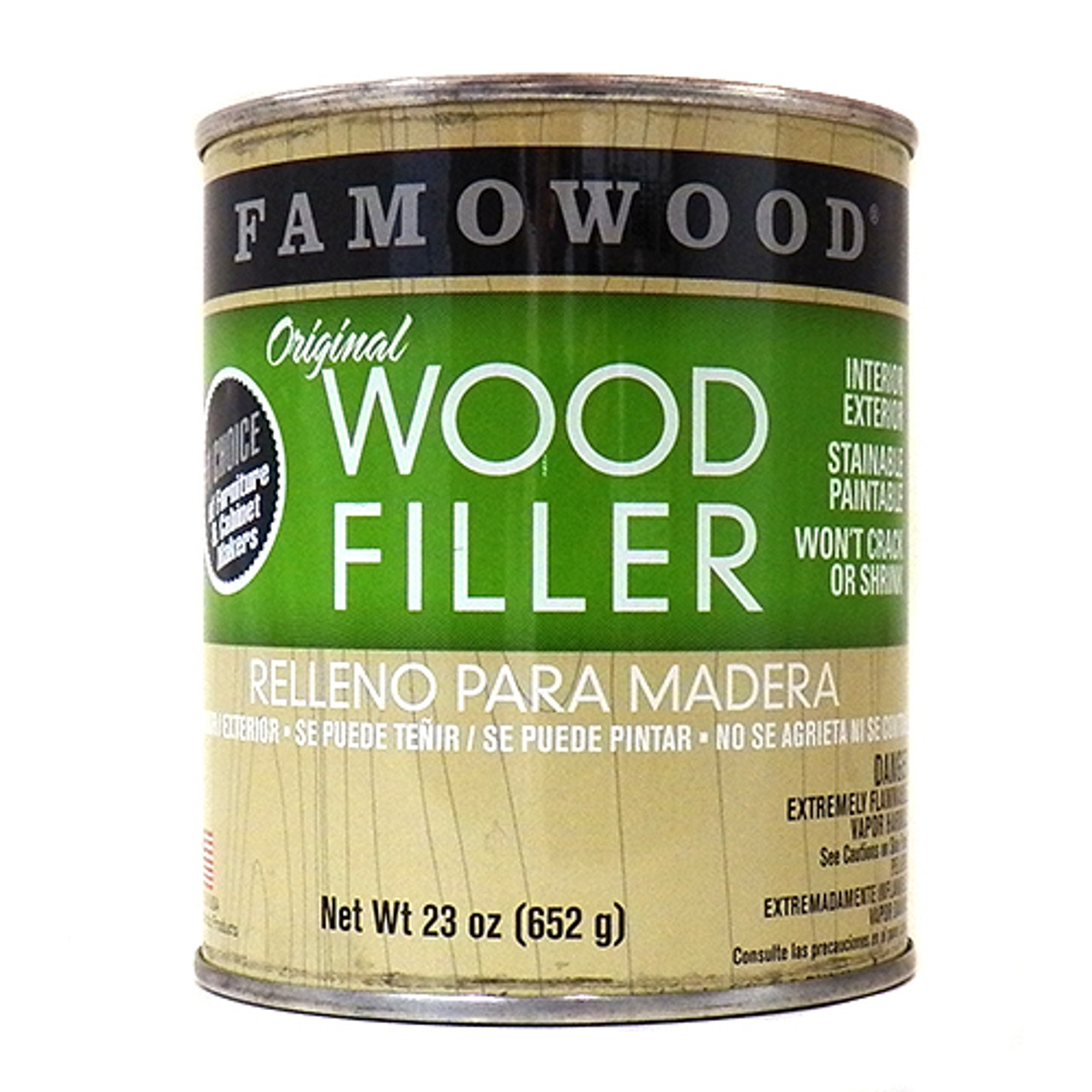 Famowood Oak/Teak Wood Filler, 23oz