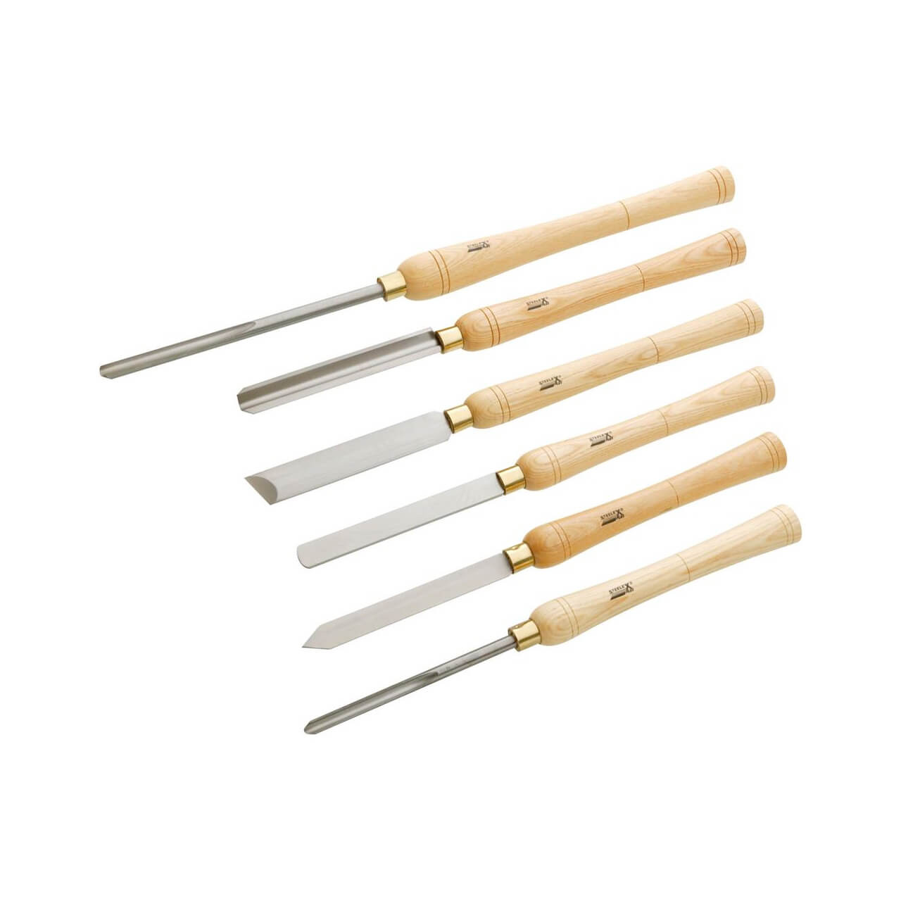 D2304 6 pc. Deluxe HSS Lathe Chisel Set