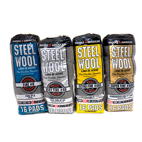 Steel Wool 0000 16 Pad Pack