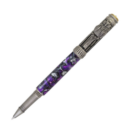 Inlace Acrylester Pen Blank Purple Damascus Pen