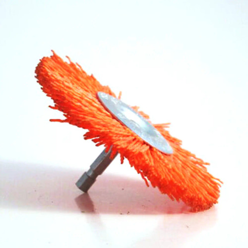 Dico Wheel Brush 4" Orange 120 Grit