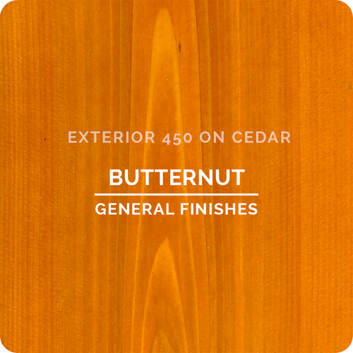 General Finishes Exterior 450 WB Stain Butternut  Color Chip