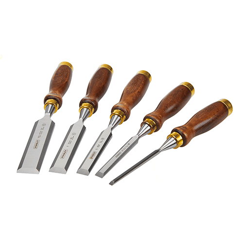 Stanley Chisels w/ Pouch 5 Piece