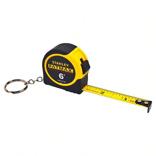 Stanley Key Chain Tape Measure 6'