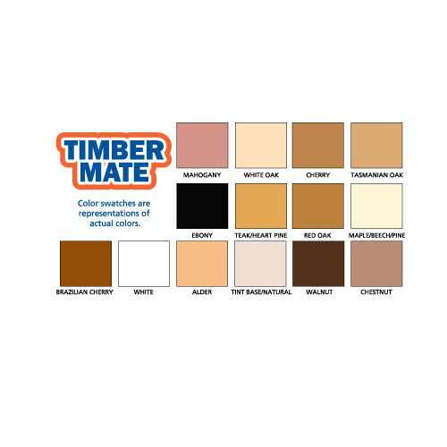 Timbermate Waterbased Wood Filler, Natural/Tint Base, 8oz