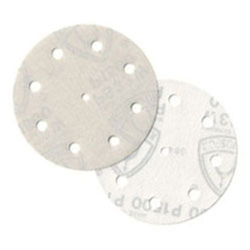 Klingspor Abrasives Stearate Aluminum Oxide, PS33, 5"x 9 Hole, 120 Grit, Hook & Loop Discs, For Festool 125 Sanders