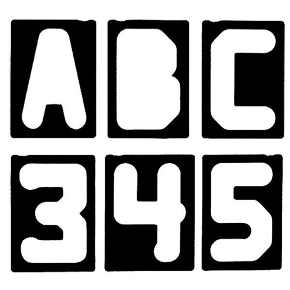 Milescraft 2-1/2" Sign Letters for SignCrafter & SignPro