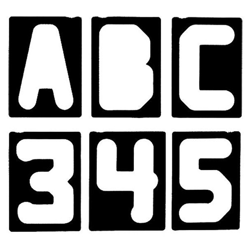 Milescraft 2-1/2" Sign Letters for SignCrafter & SignPro