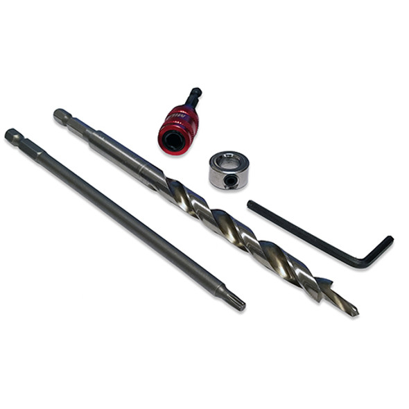 Milescraft 1322 Connector Kit -Quick Connect Pocket Hole Bit Set