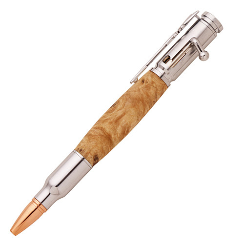 30 Cal Bolt Action Pen Kit Chrome