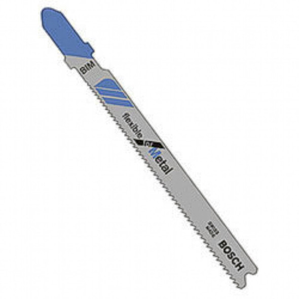 Bosch 3"/24TPI, Thin Metal, 2 sides, T-Shank Jigsaw Blades, 5pk