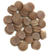 1/2" Round Head Birch Buttons, 25pk