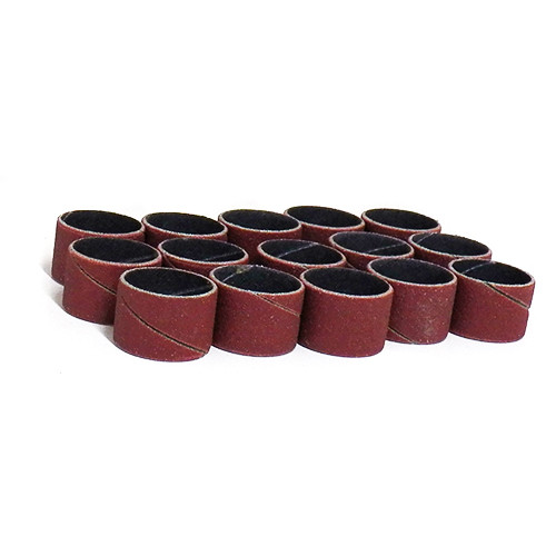 Klingspor Abrasives Aluminum Oxide Sanding Sleeves, 3/4"x 1/2" 15pk Assortment