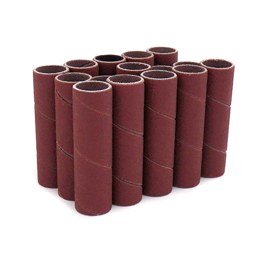 Klingspor Abrasives Aluminum Oxide Sanding Sleeves, 1/2"x 2" 15pk Assortment