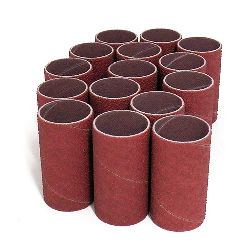 Klingspor Abrasives Aluminum Oxide Sanding Sleeves, 1"x 2" 15pk Assortment