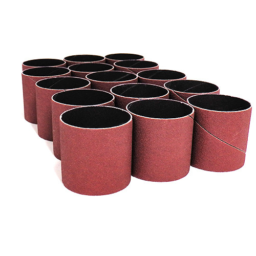 Klingspor Abrasives Aluminum Oxide Sanding Sleeves, 2"x 2" 15pk Assortment