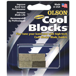 Olson Cool Blocks For 14" Jet Bandsaw Or Similar