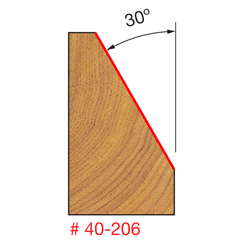 Chamfer 1-11/32 D X 30 Deg. X 3/4 CH