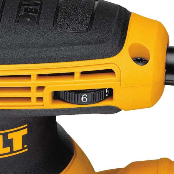 Dewalt 5", 8 Hole Hook & Loop, Random Orbit Sander, Variable Speed