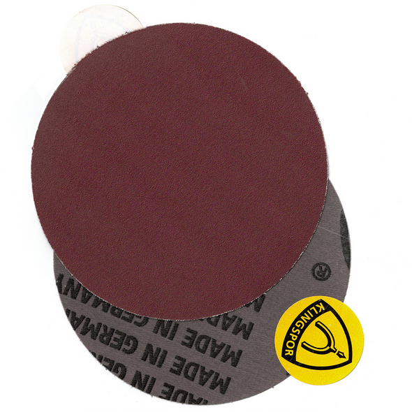 Klingspor Abrasives 24" No Hole, Cloth Backed, Pressure Sensitive Adhesive, 50 Grit Disc