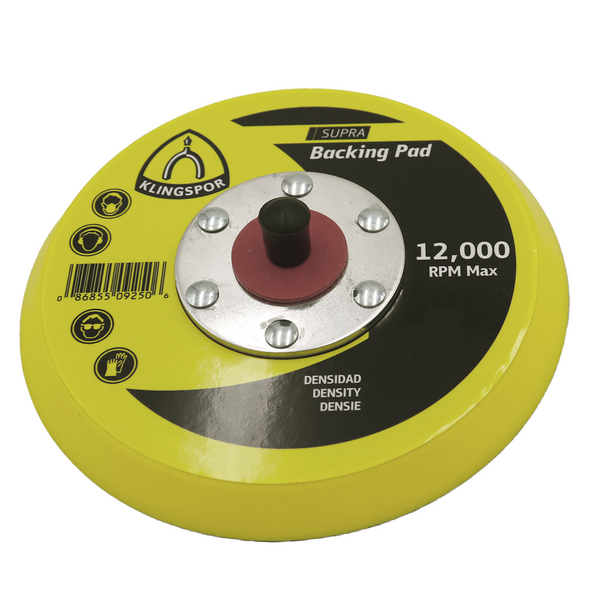 Supra 5" No Hole Hook & Loop Backing Pad Supra 5" No Hole Hook & Loop Backing Pad