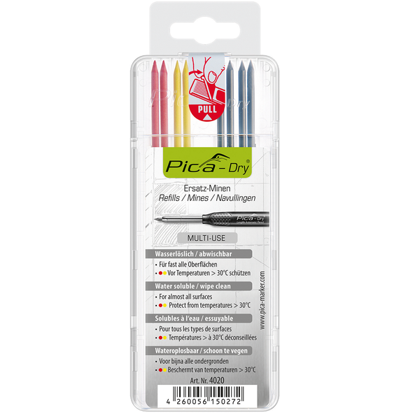 Pica Dry 8pk Color Refills