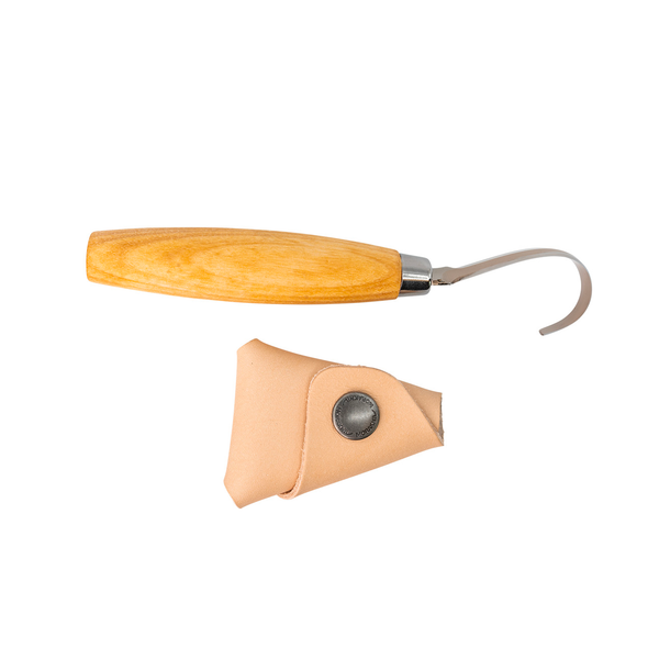 Mora No.164 Right Handed Single Edge Hook Knife w/ Leather Sheath