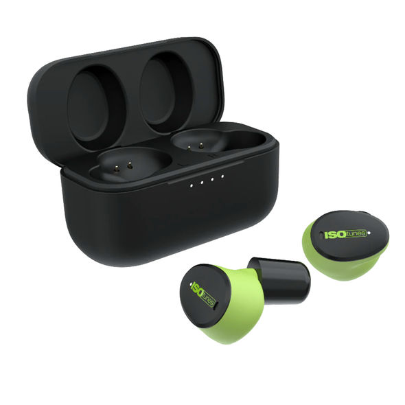 ISOtunes FREE Aware True Wireless Bluetooth Earbuds - Safety Green