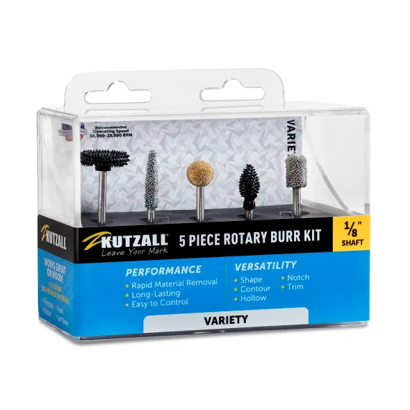 Kutzall 5 Piece Rotary Burr Kit