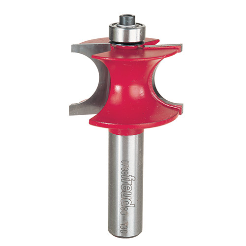 Freud Traditional Beading Bit, 3/8" Radius, 1" Carbide Height, 1/2" Shank, 2-7/8" Overall Length