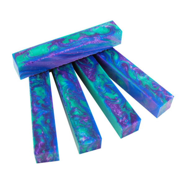 Inlace Acrylester Pen Blank Peacock, each Inlace Acrylester Pen Blank Peacock, each