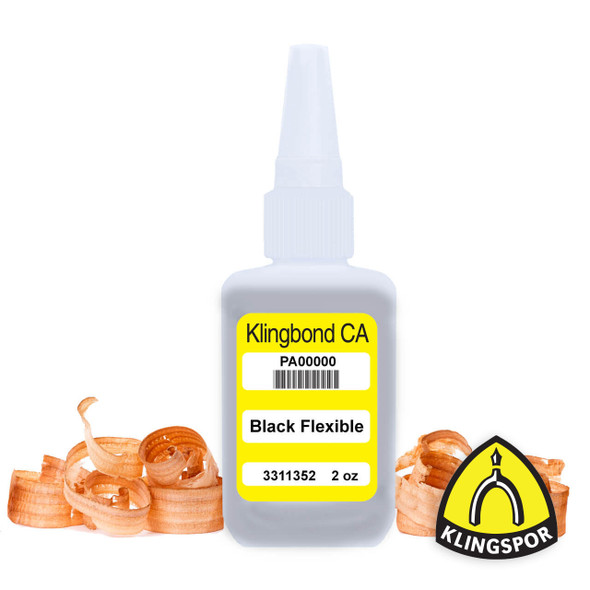 Klingbond CA Adhesive Black Flexible 2 oz